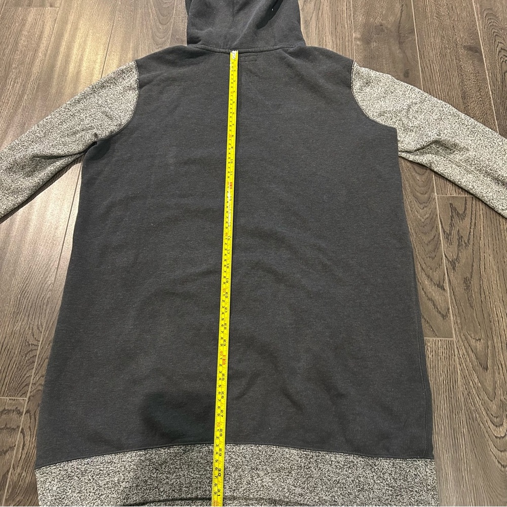 Roots Women Dark Gray and Light Gray Zip-Up Sweater - Picture 9 of 11